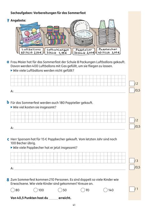 klassenarbeiten klasse 3 mathe kostenlos